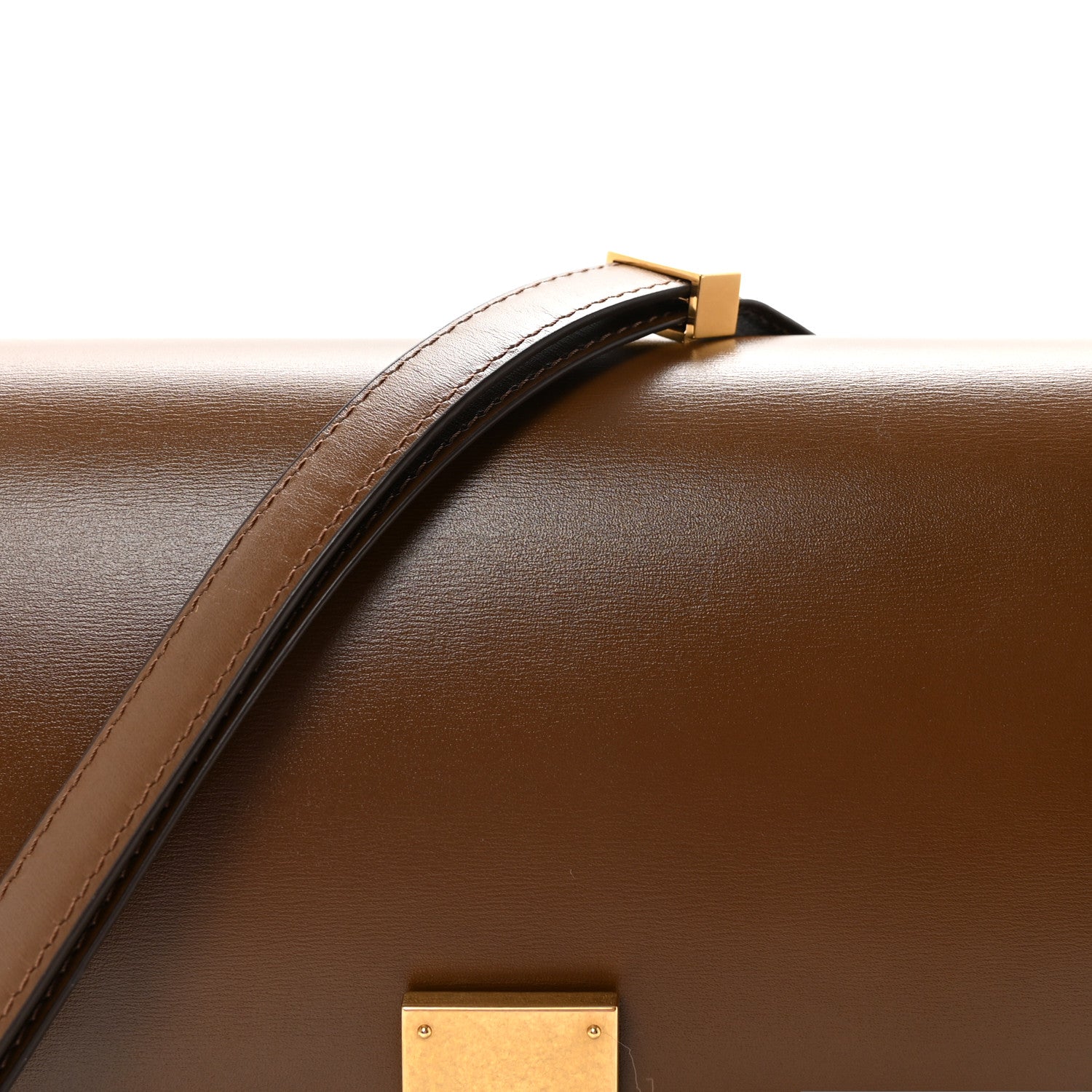 Celine Box Calfskin Medium Classic Box Flap Bag Camel 8 of 10