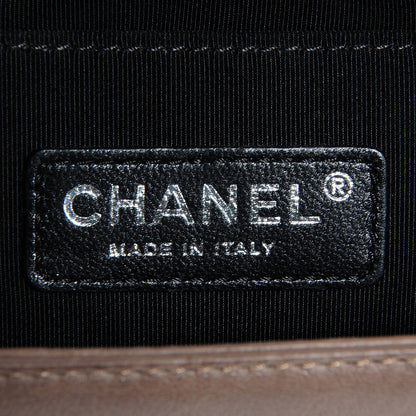 Chanel Calfskin Quilted Double Stitch Medium Boy Flap 8 of 8