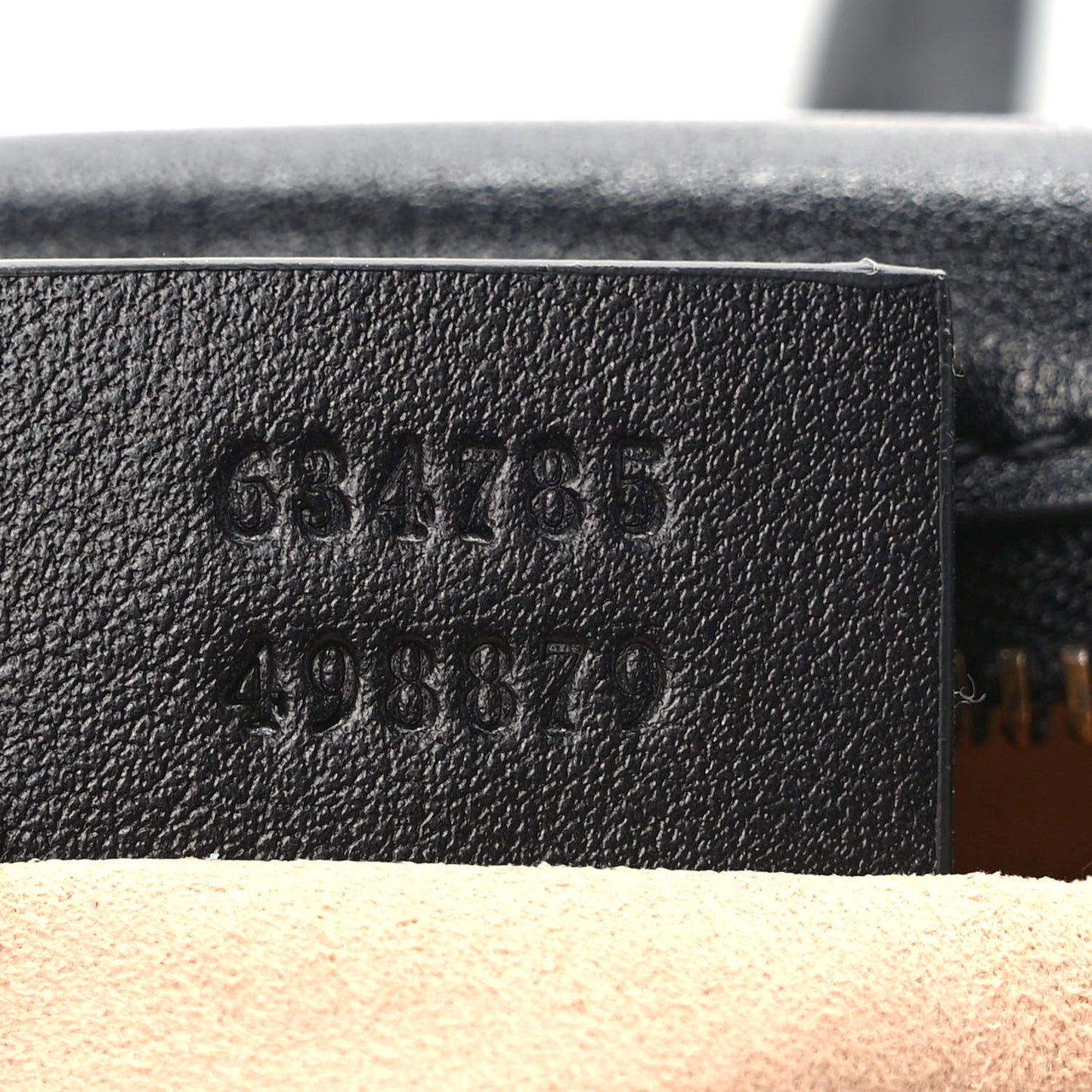 Calfskin Matelasse Mini GG Marmont Chain Shoulder Bag Black