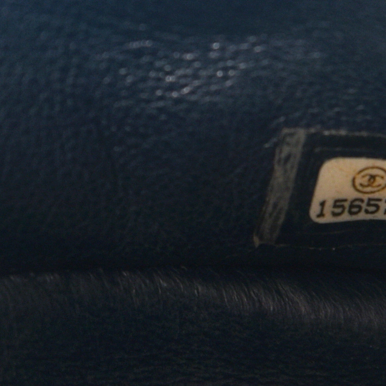 Chanel Caviar Quilted Jumbo Double Flap Navy Blue 8 of 9