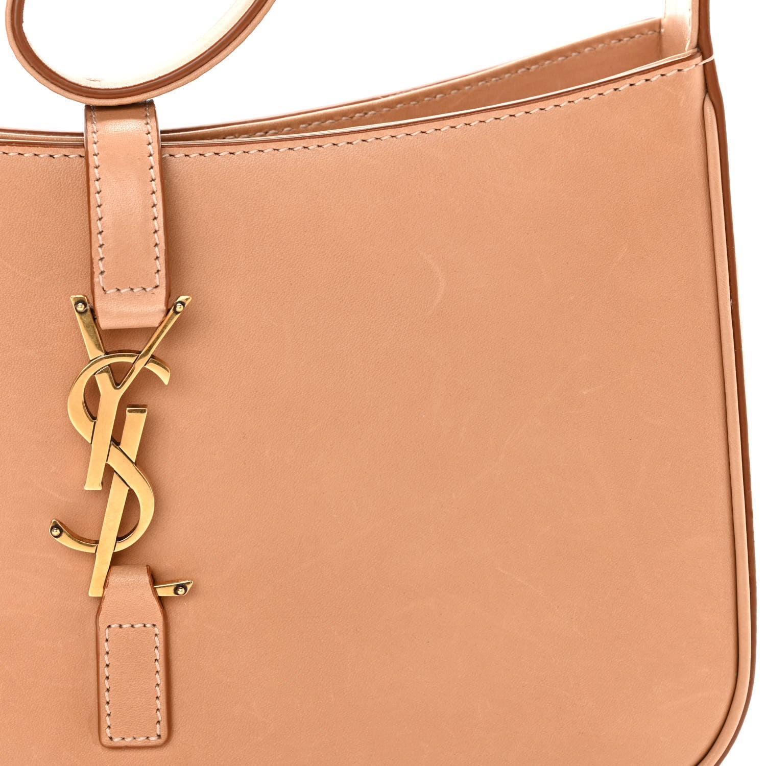 Saint Laurent Smooth Calfskin Le 5 A 7 Hobo Brown 12 of 14