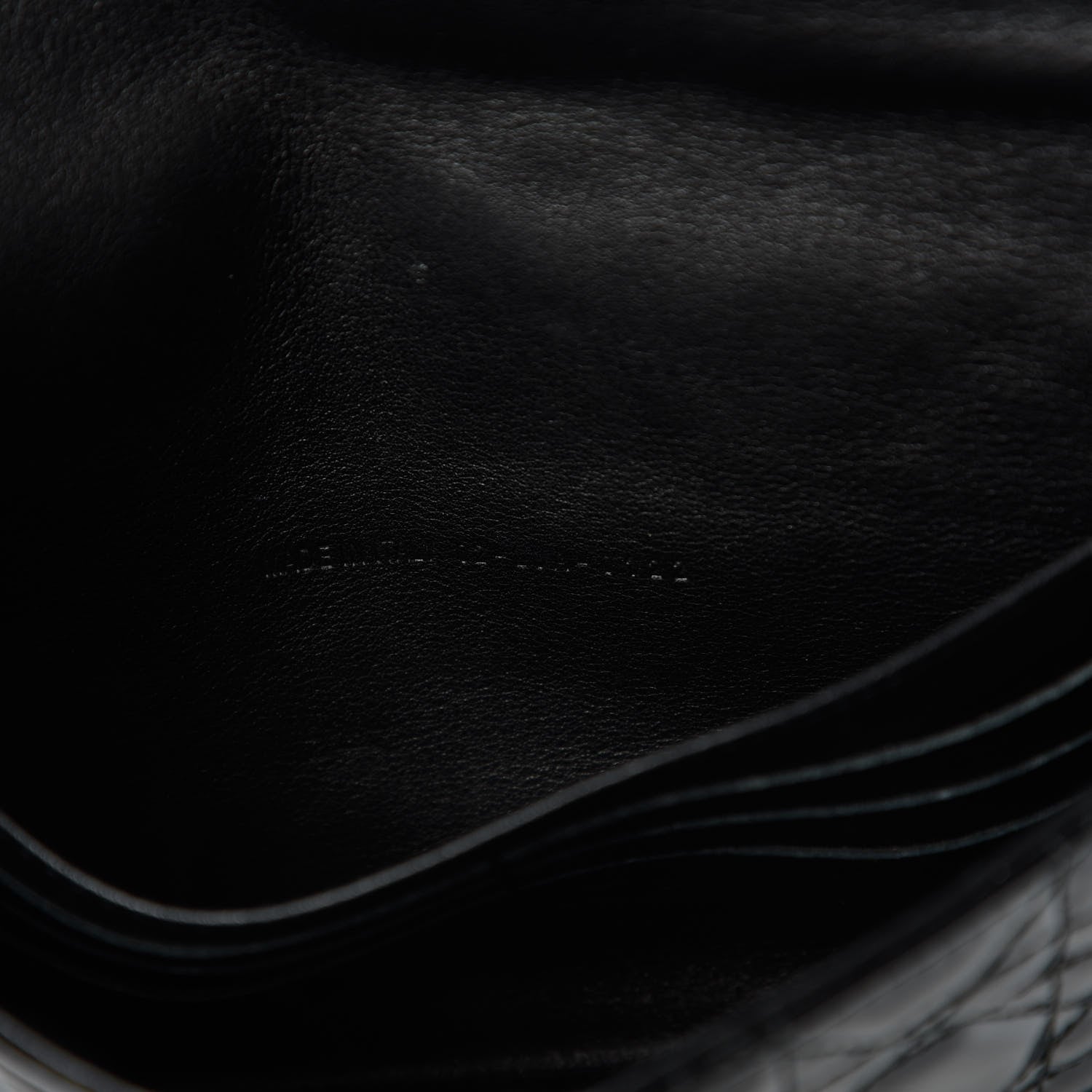 Christian Dior Patent Cannage New Lock Pouch Black 9 of 10