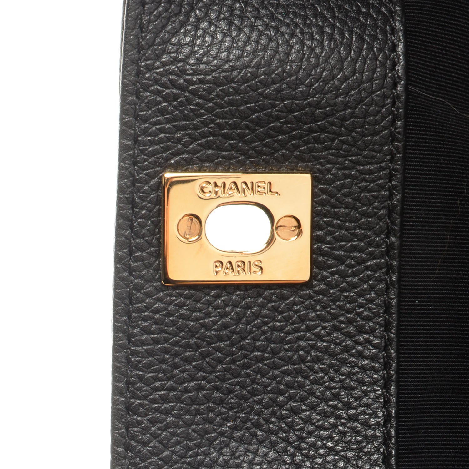 Chanel Calfskin Cerf Shopper Tote Black 9 of 9