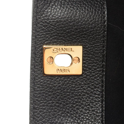 Chanel Calfskin Cerf Shopper Tote Black 9 of 9