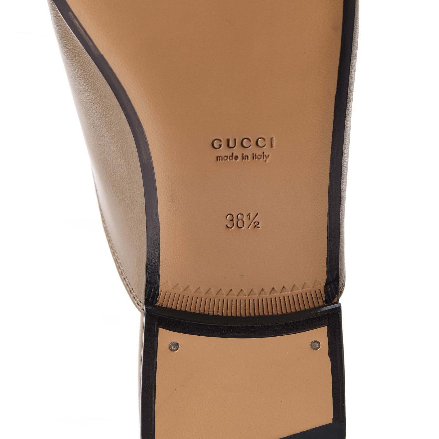 Gucci Malaga Kid Womens Princetown Slippers 38.5 Mud 8 of 10