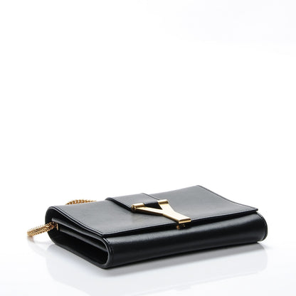 Saint Laurent Calfskin Small Classic Y Satchel Bag Black 4 of 9