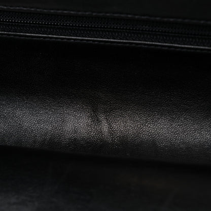 Chanel Lambskin Quilted Medium Double Flap Black 17 of 22