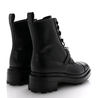 Hermes Glossed Calfskin Funk Ankle Boots 38 Black 5 of 9