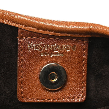 Saint Laurent Calfskin Suede Saint Tropez Ruffle Bag 6 of 9