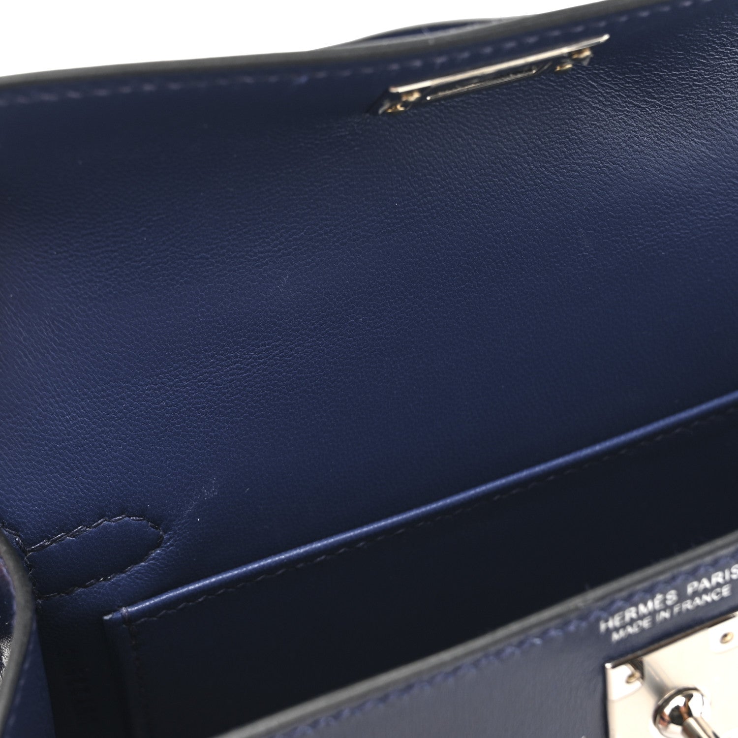 Hermes Box Mini Kelly Sellier 20 Bleu Saphir 11 of 12