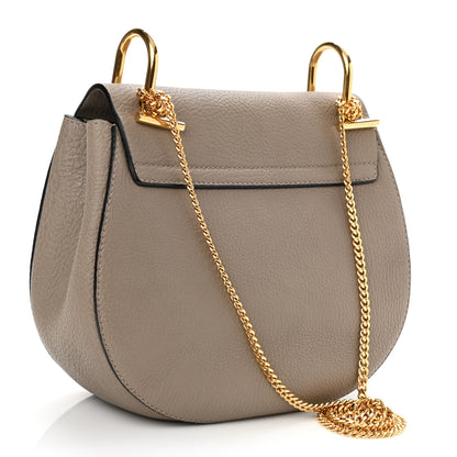 Chloe Grained Lambskin Drew Shoulder Bag Motty Grey 3 of 7