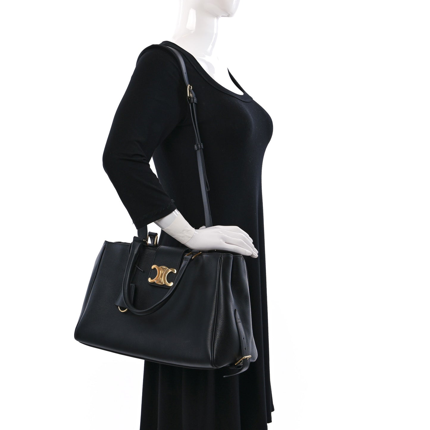 Supple Calfskin Medium Appoline Black