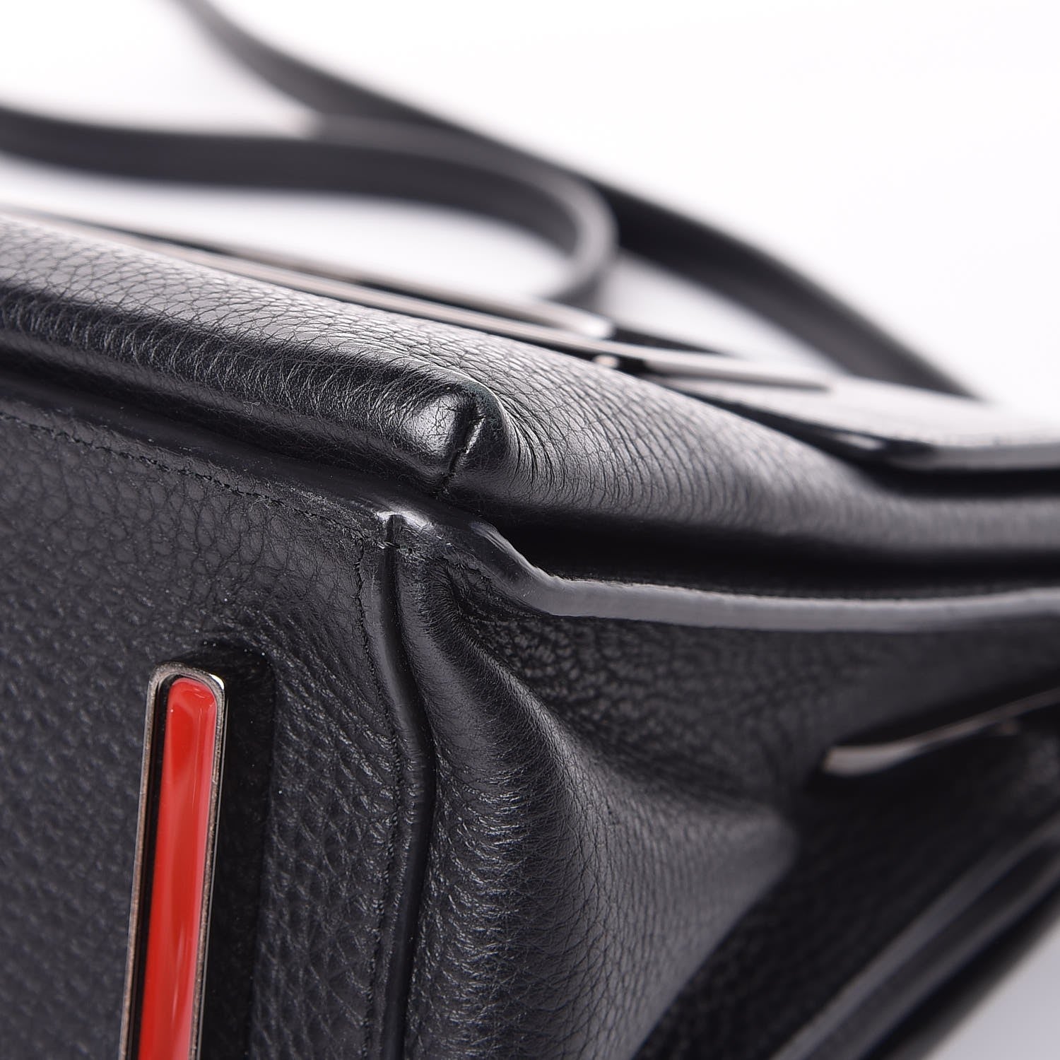 Christian Louboutin Grained Calfskin Passage Messenger Black 10 of 27
