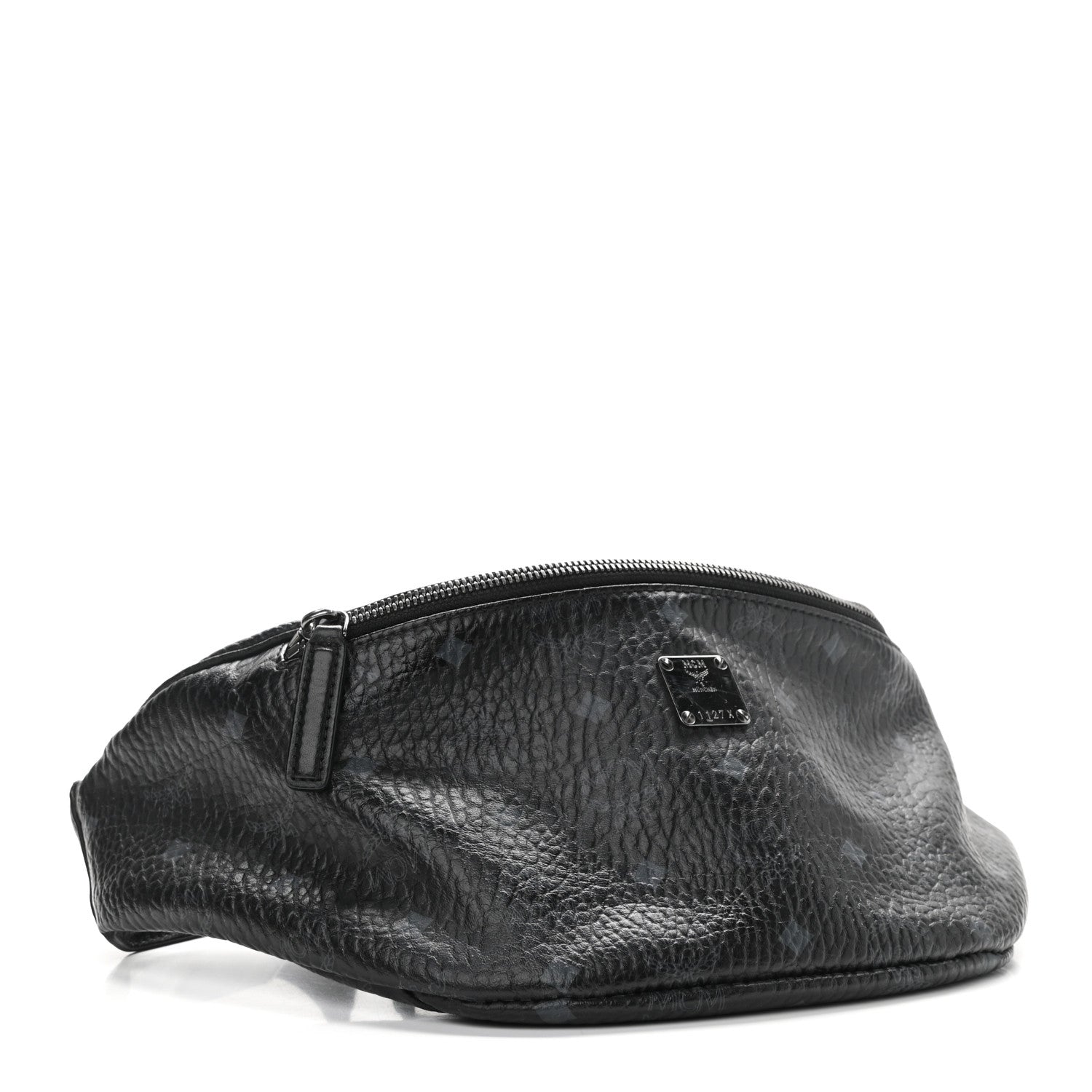 MCM Visetos Stark Belt Bag Black 4 of 9