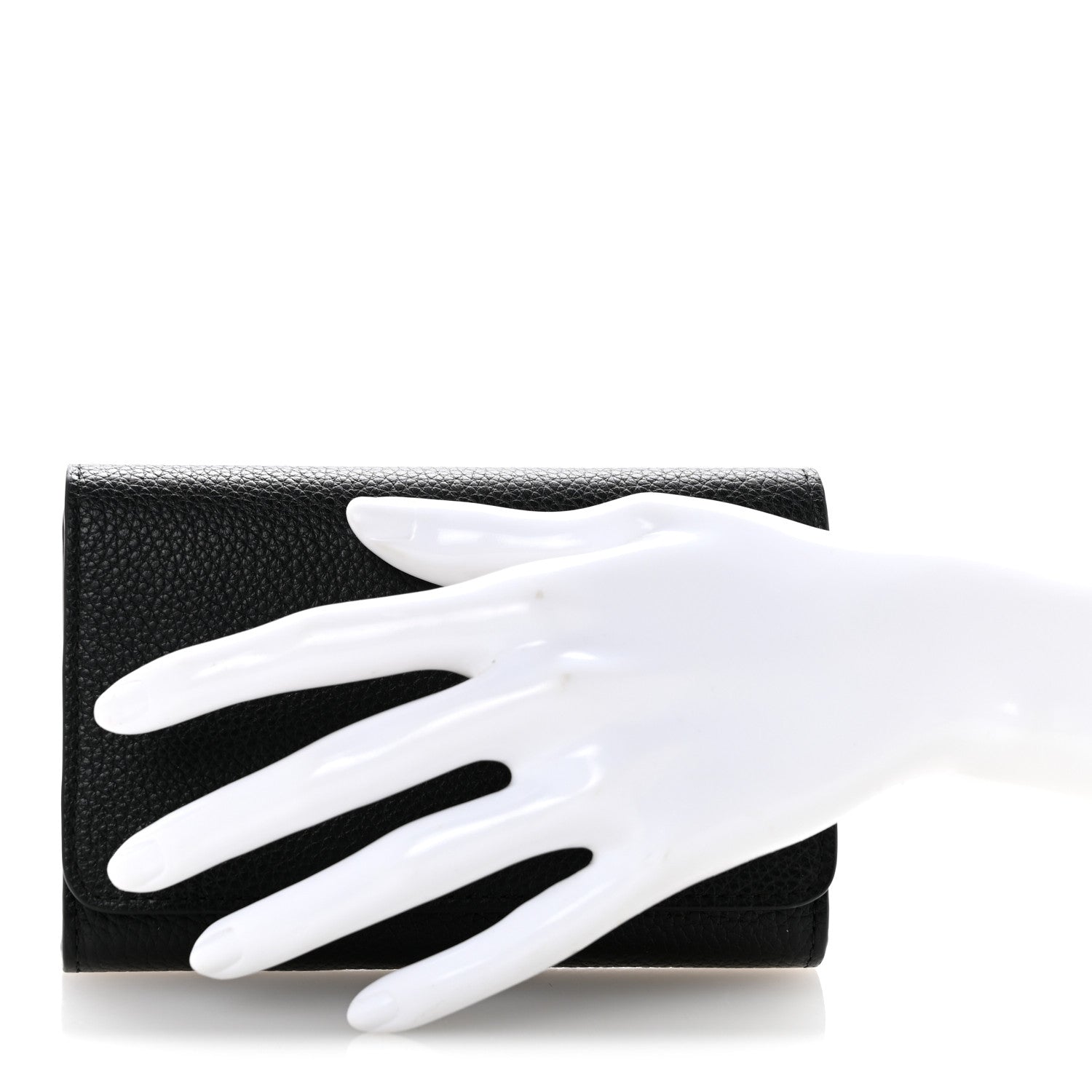 Mulberry Small Classic Grain Medium Continental French Wallet Black 2 of 10
