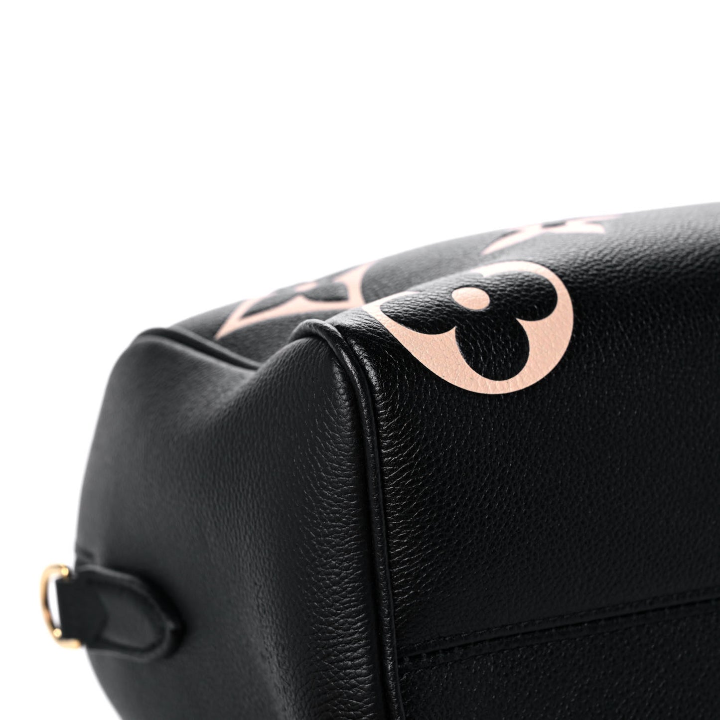 Empreinte Monogram Giant Speedy Bandouliere 25 Black Beige