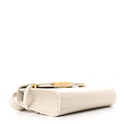 Saint Laurent Smooth Calfskin Mini Manhattan Shoulder Bag Blanc Vintage 4 of 10