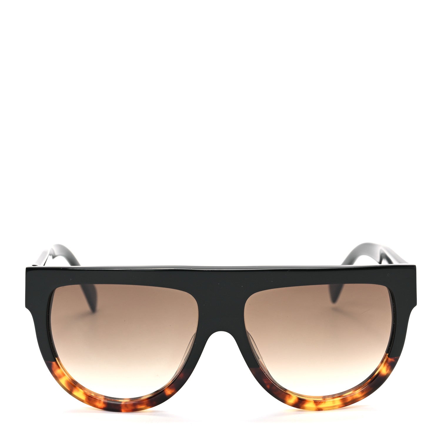 Celine Shadow Sunglasses CL 41026/S Black Havana 2 of 6