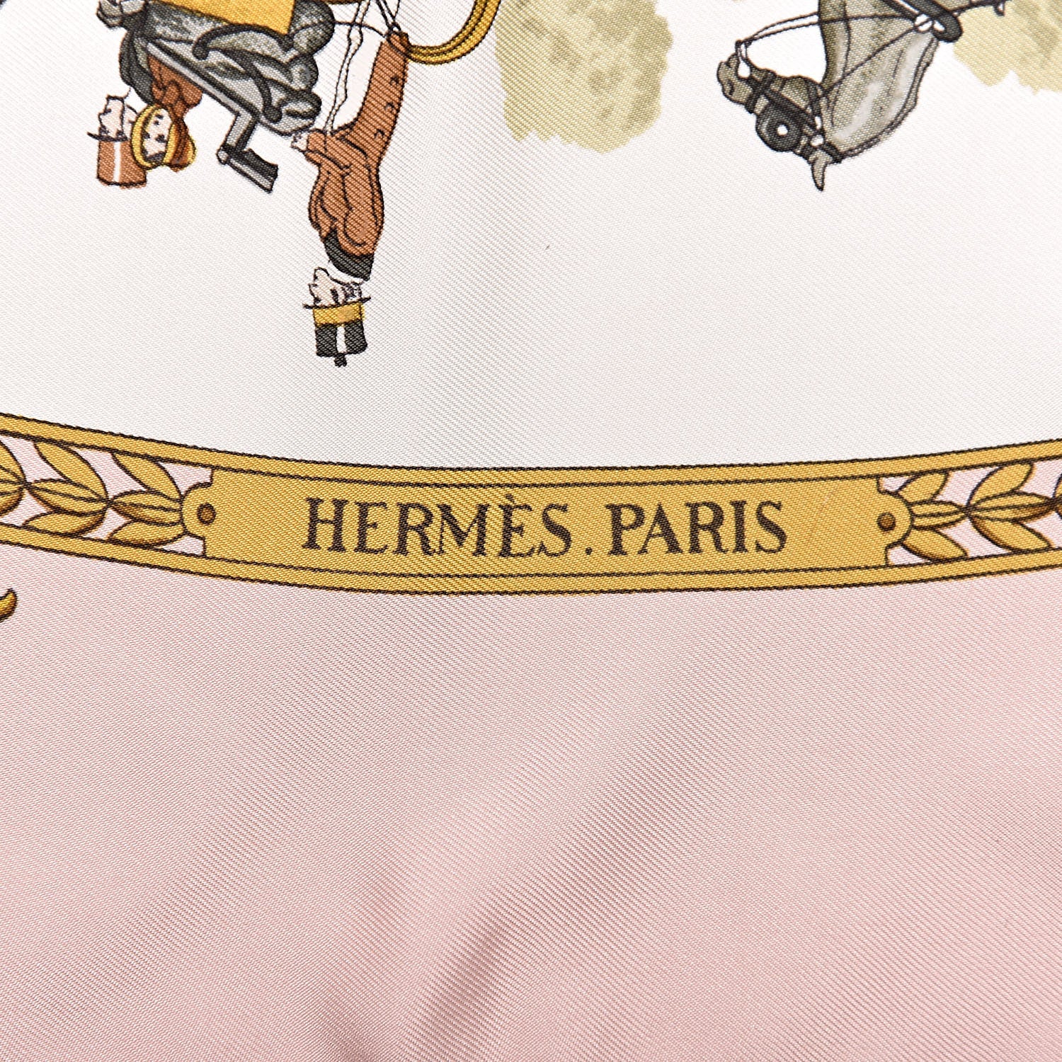 Hermes Silk La Promenade De Longchamps Scarf 90 4 of 8