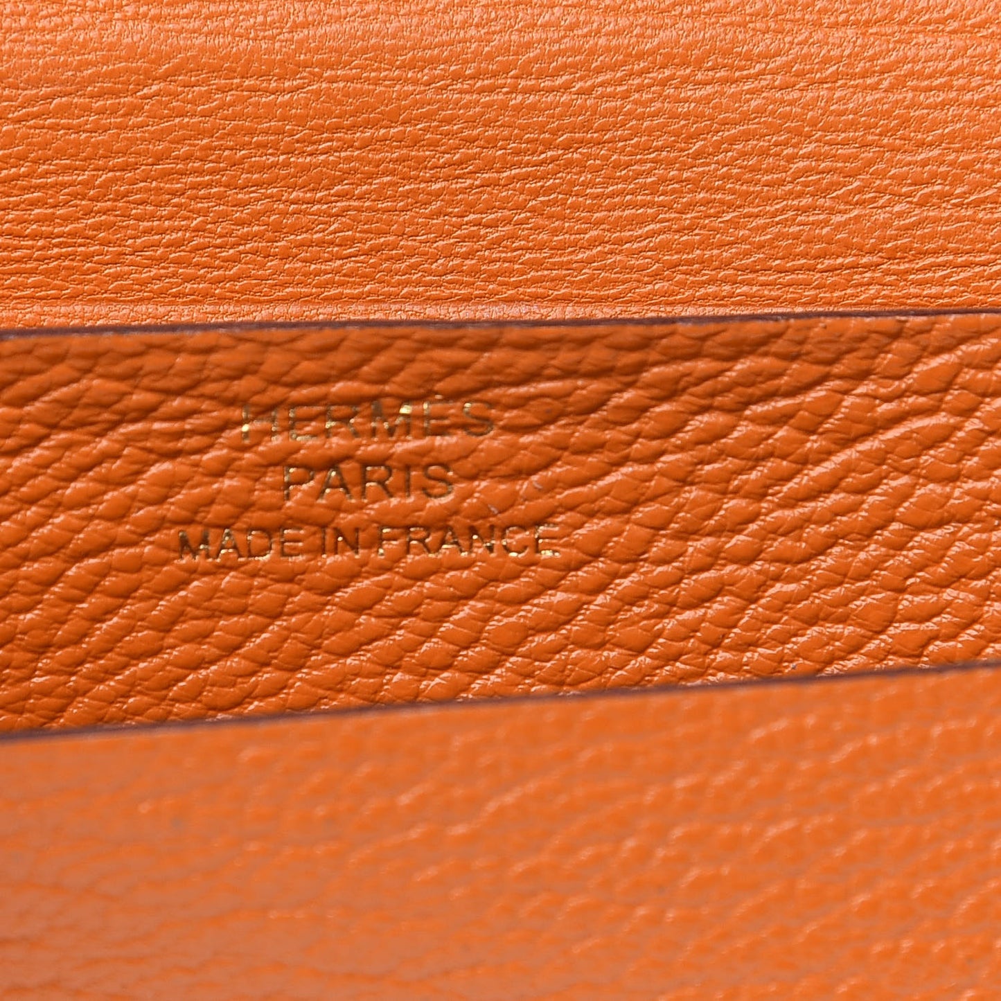 Chevre Mysore Bearn Card Holder Wallet Orange
