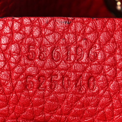 Gucci Cellarius Calfskin Medium Soho Chain Shoulder Bag Vibrant Red 7 of 14