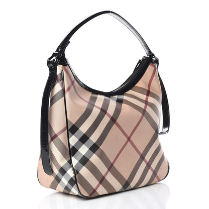Burberry Nova Check Medium Moore Hobo Black 3 of 21