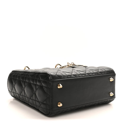 Christian Dior Lambskin Cannage Small My ABCDior Lady Dior Black 4 of 9