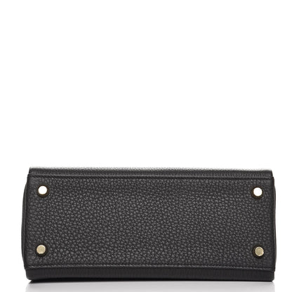 Hermes Togo Kelly Retourne 25 Black 7 of 36