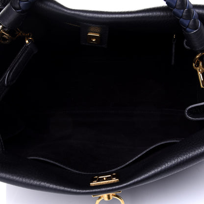 Mulberry Heavy Grain Iris Tote Midnight Black 4 of 5