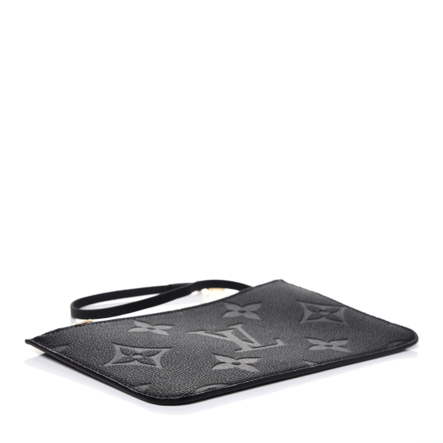 Louis Vuitton Empreinte Monogram Giant Neverfull MM Pochette Black 4 of 9