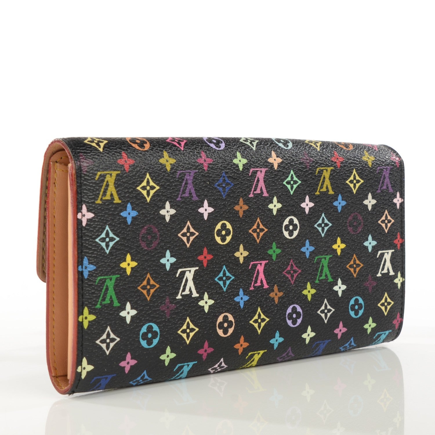 Louis Vuitton Monogram Multicolor Sarah Wallet Black 3 of 8