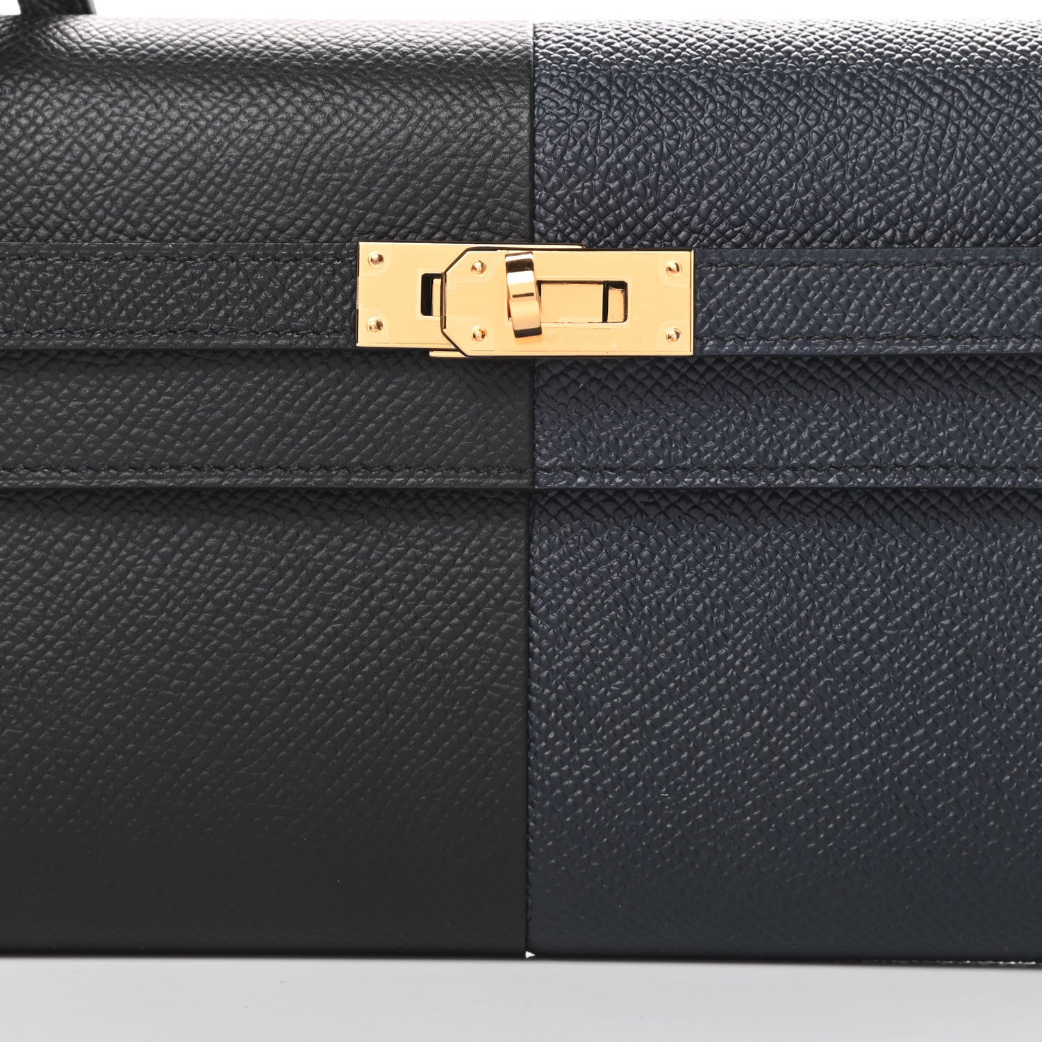 Hermes Epsom Casaque Kelly Wallet To Go Black Bleu Indigo Bleu Frida 8 of 11