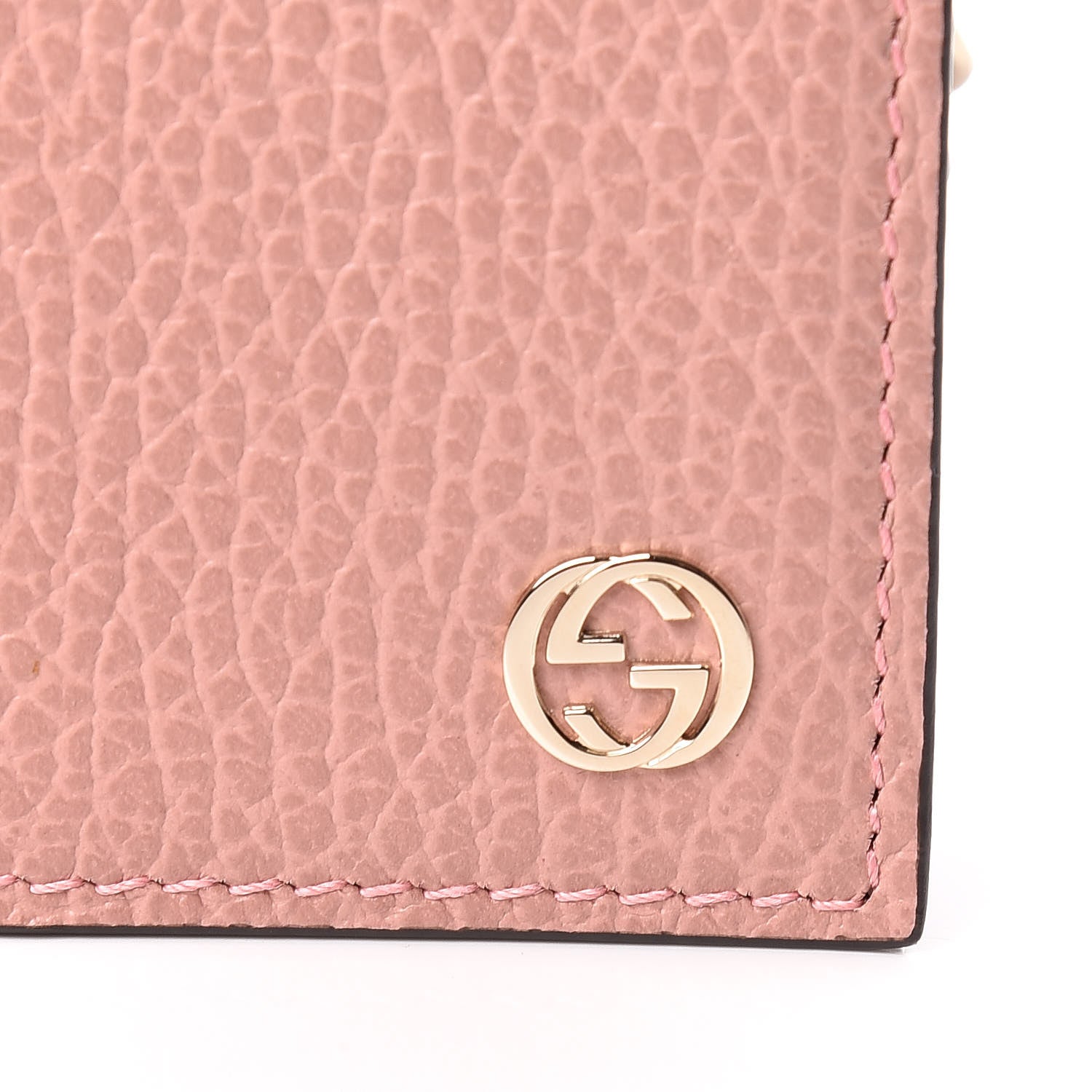 Gucci Dollar Calfskin Medium Betty Chain Wallet Soft Pink 10 of 11