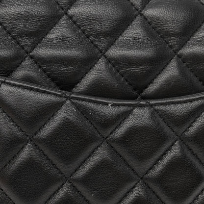 Chanel Lambskin Quilted Mini Rectangular Flap Black 12 of 13