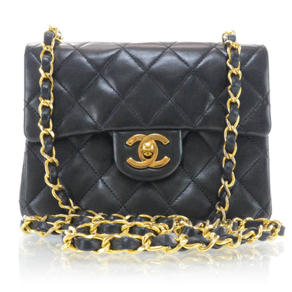 Chanel Lambskin Mini Flap Black 1 of 10
