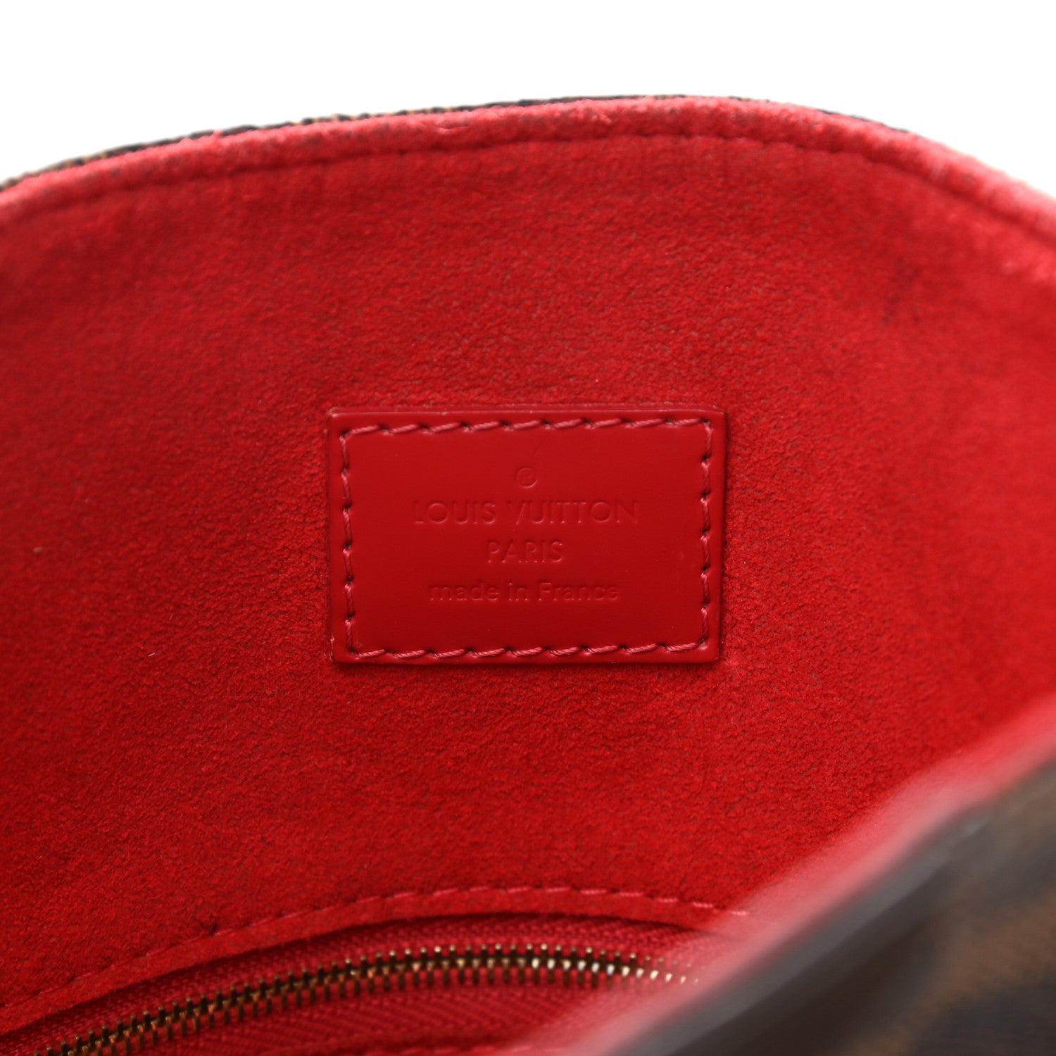 Louis Vuitton Damier Ebene Caissa Hobo Cherry 6 of 22