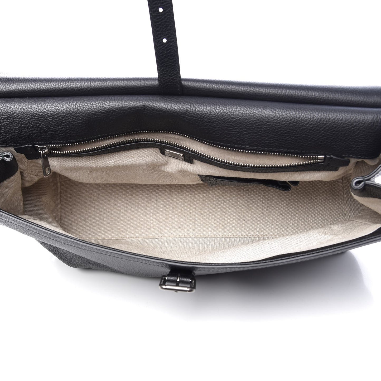 Calfskin Miss Sicily Weekender Nero Black