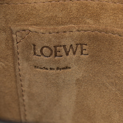 Loewe Calfskin Mini Gate Crossbody Bag Oxblood Tan Taupe 6 of 16