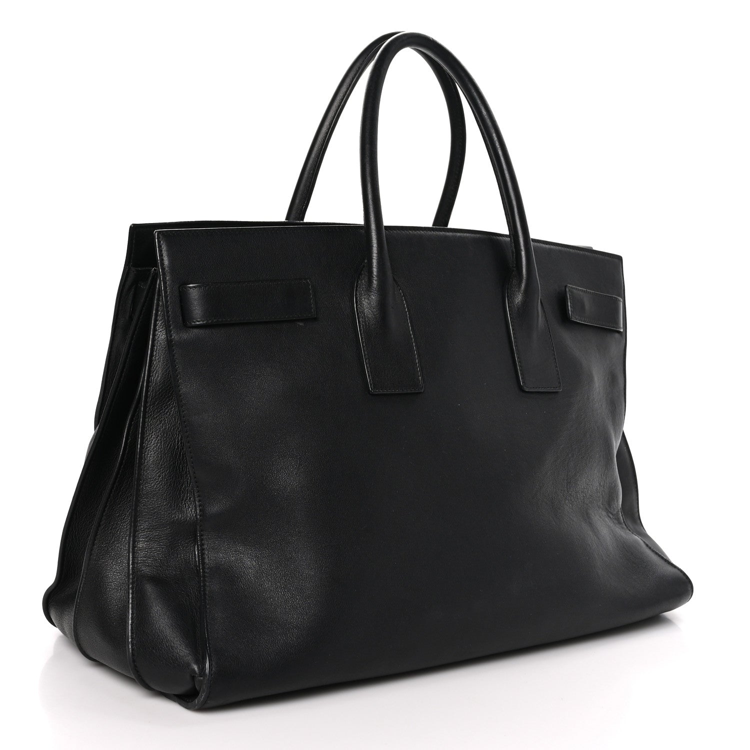 Saint Laurent Calfskin Large Sac De Jour Carryall Black 3 of 17