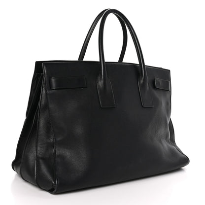 Saint Laurent Calfskin Large Sac De Jour Carryall Black 3 of 17