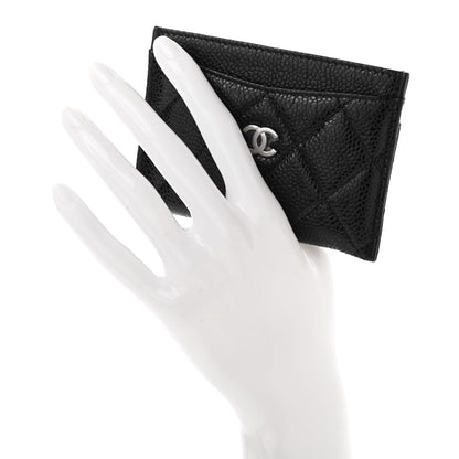 Chanel Caviar Quilted Card Holder Black 2 of 8
