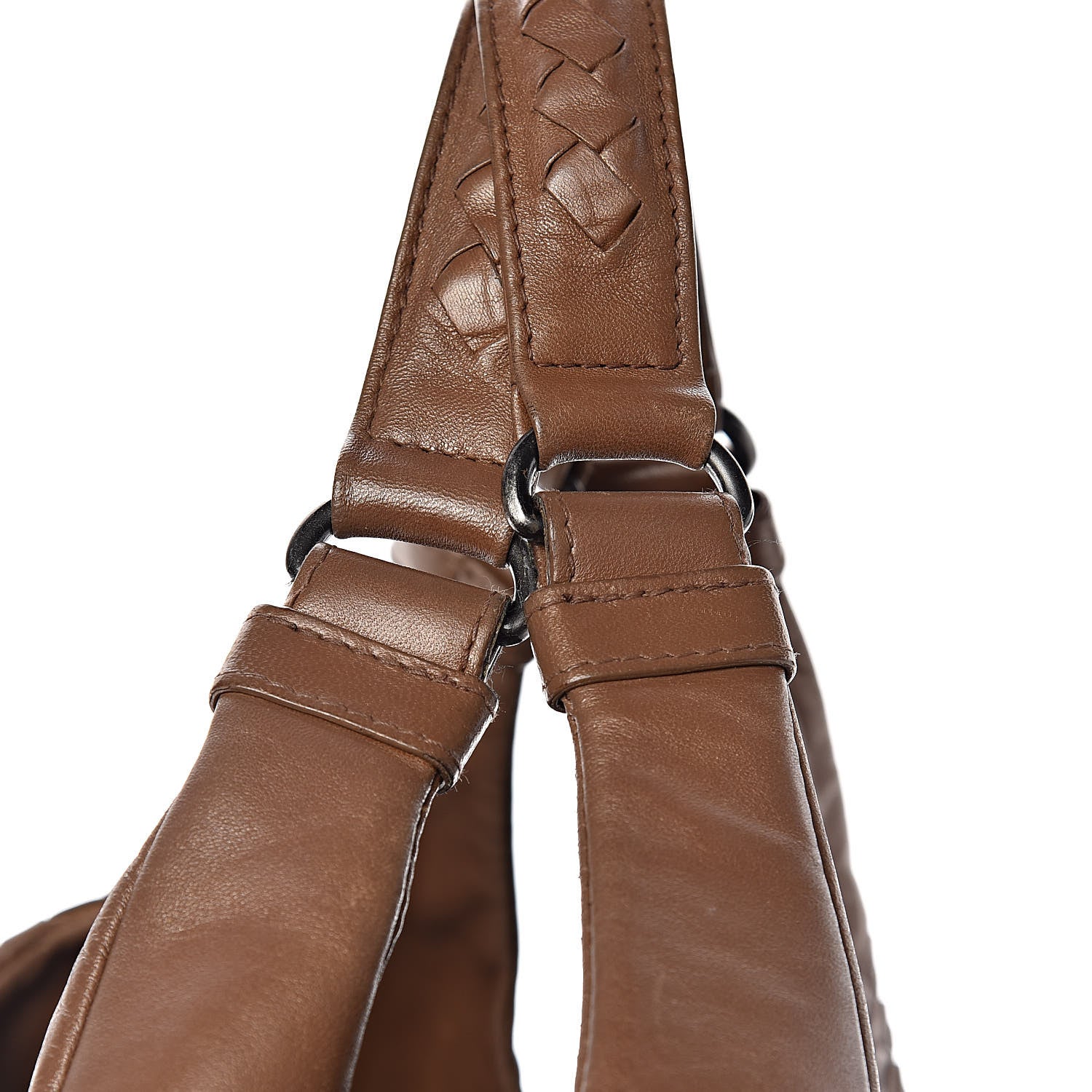 Bottega Veneta Nappa Intrecciato Medium Campana Hobo Noce 14 of 17