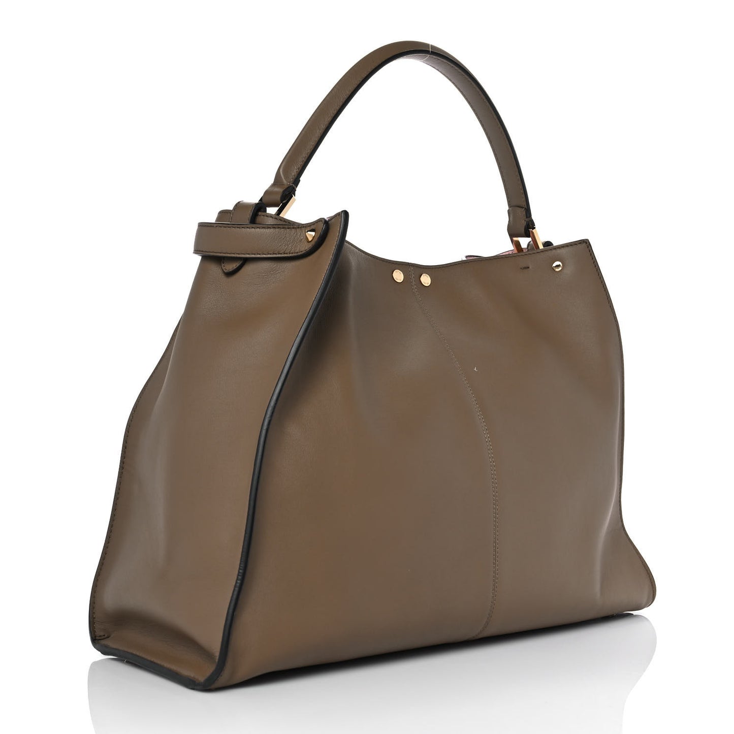 Vitello Seta Century Large Peekaboo X-Lite Fango Mandorlo