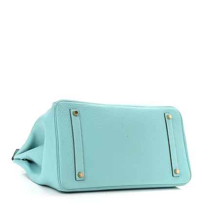 Hermes Togo Birkin 35 Bleu Atoll 4 of 12