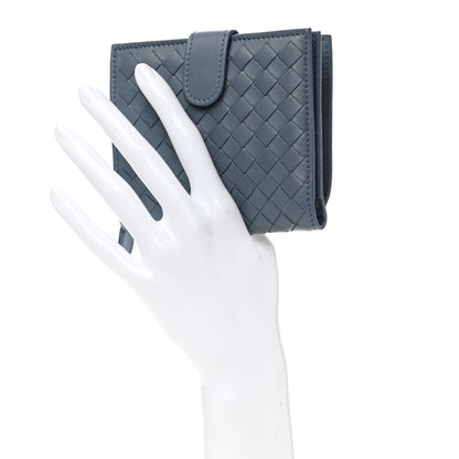 Bottega Veneta Nappa Intrecciato French Flap Wallet Krim 2 of 10