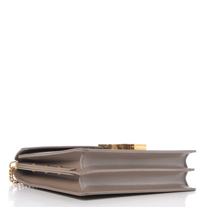 Saint Laurent Calfskin Monogram Cassandra Clasp Bag Mink Rouge Legion 5 of 11
