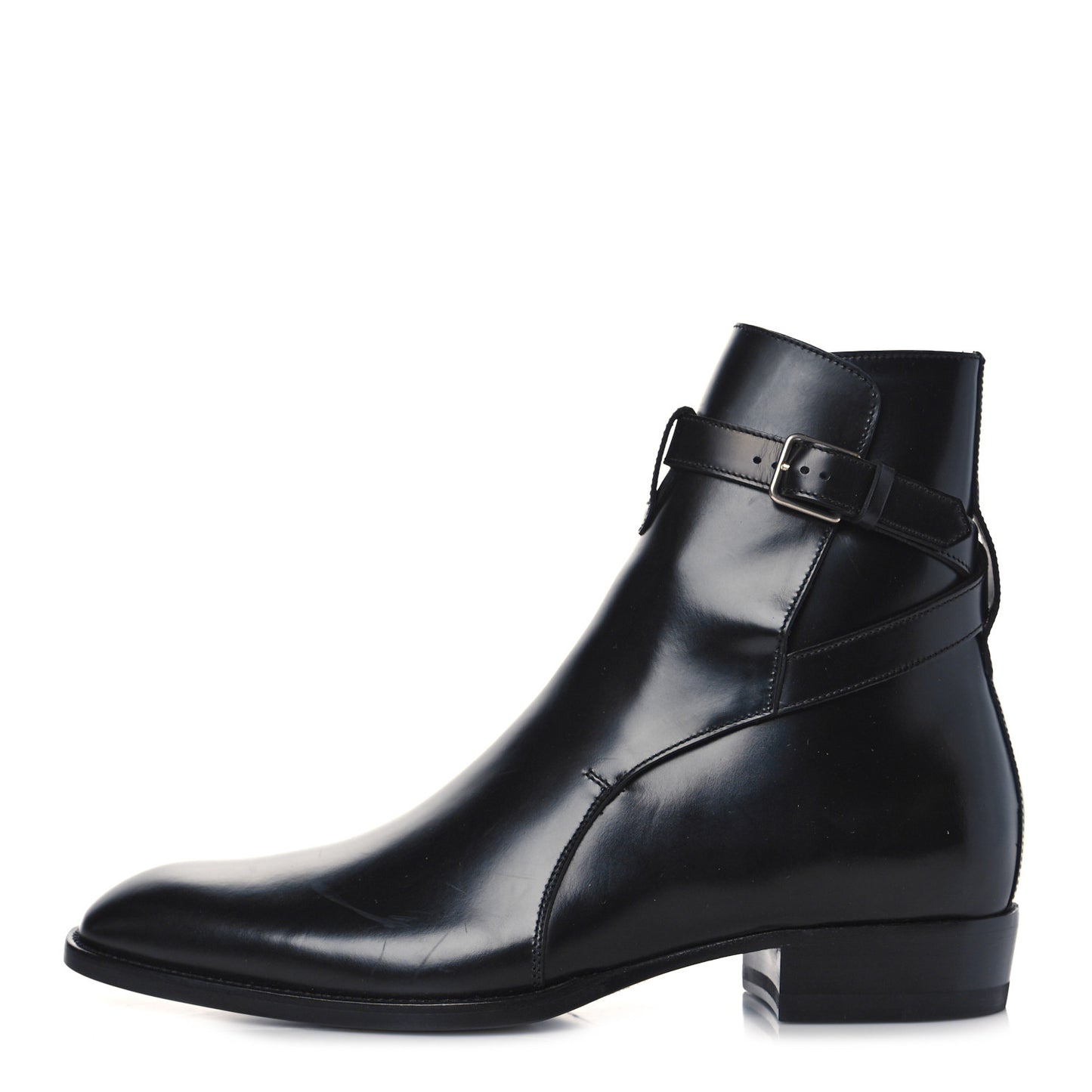 Calfskin Wyatt 30 Boots 40 Black