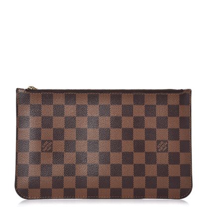 Louis Vuitton Damier Ebene Neverfull MM GM Pochette 1 of 8