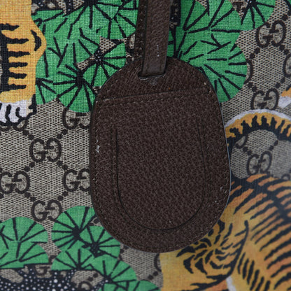 Gucci GG Supreme Monogram Bengal Medium Shopping Tote Beige Yard 9 of 23