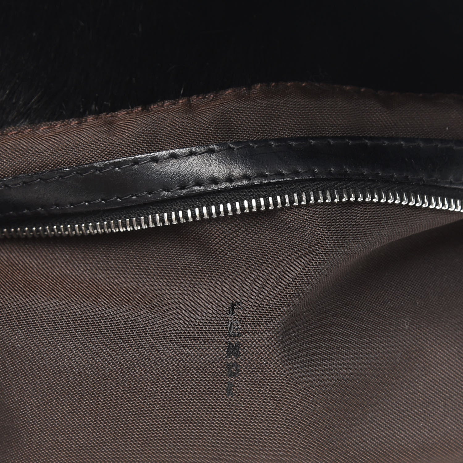 Fendi Calf Hair Baguette Black 9 of 10